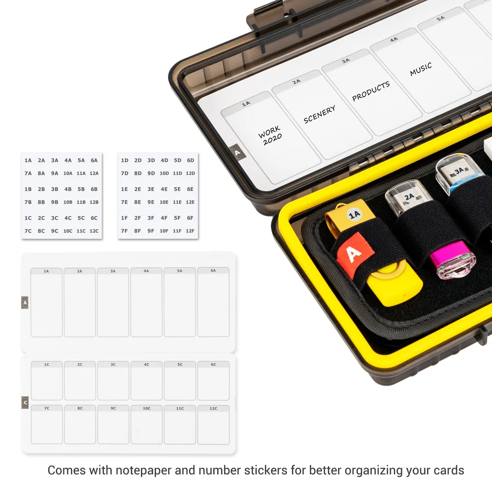 36 Slots Memory Card Case Holder Storage Box Organizer for SD NS