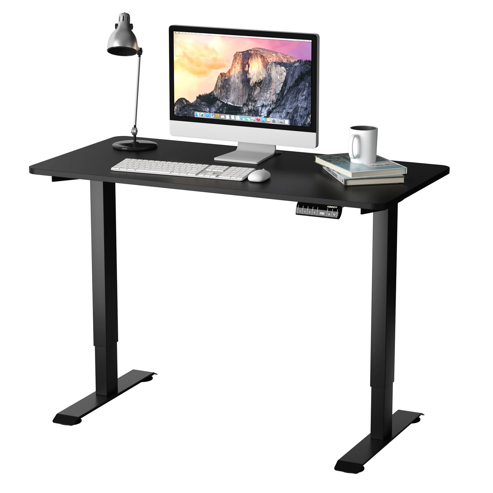 Costway Electric Adjustable Standing Desk Stand up Workstation w/Control Black