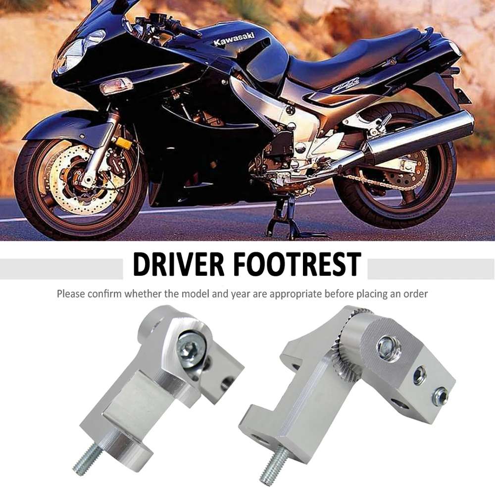 NEW Motorcycle Foot Peg Passenger Footpeg Lowering Kit For Kawasaki ZZR 1100 ZZR 1200