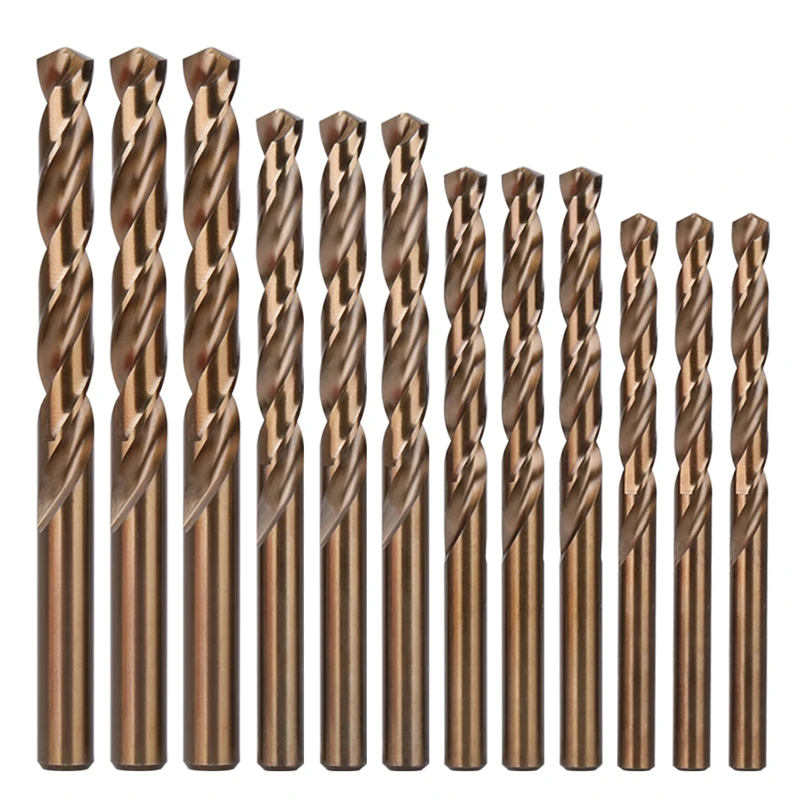 HSS M35 Spiralbohrer 3,0-13mm Gerader Schaft Lochsäge für Edelstahl, Aluminium, Eisen, Holz, Kunststoff, Metallbohrer – Detail 7