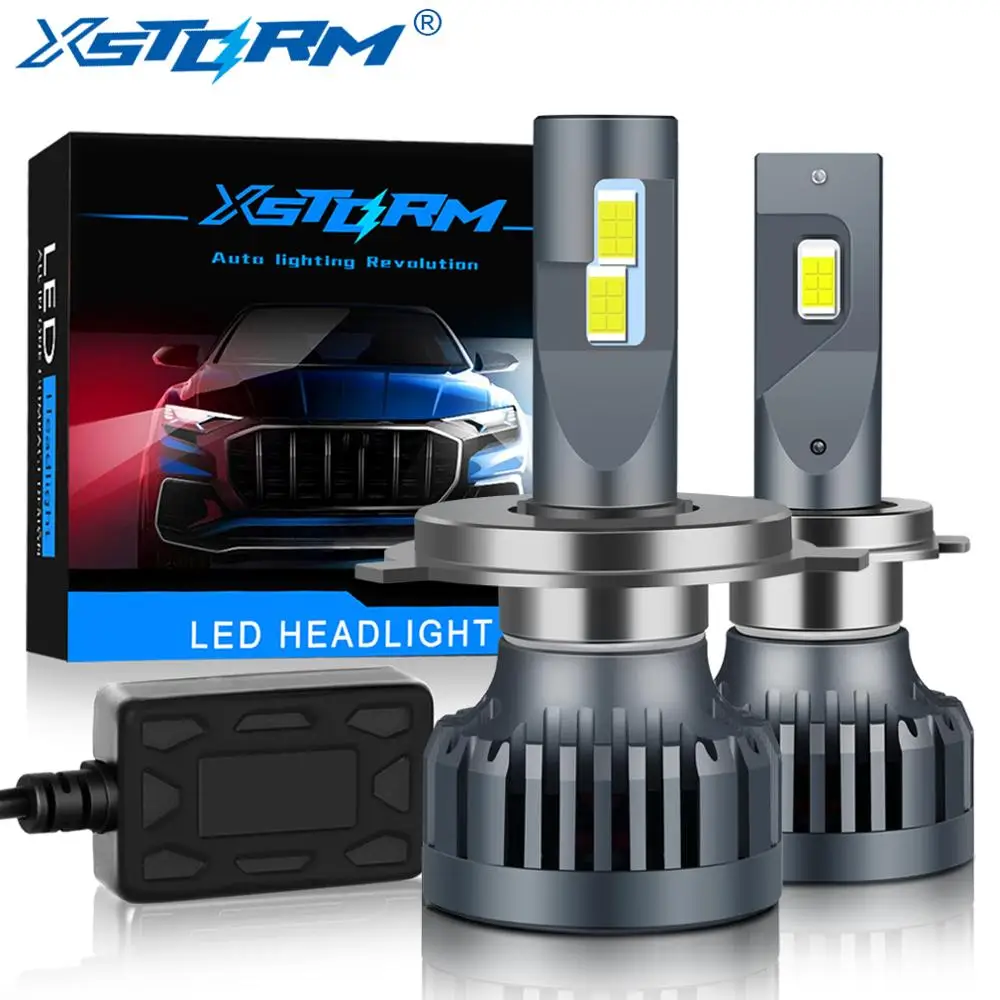 2Pcs 120W 22000LM Car Led Headlight H1 H3 H4 H7 LED Canbus H8 H11 9005 HB3 9006 HB4 High Beam Auto Lights Bulb Automobiles Turbo