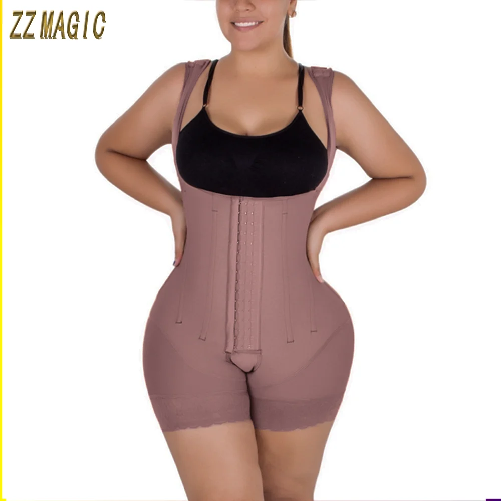 Fajas Colombianas Girdles Shapewear Waist Trainer Adjustable High Compression Post Surgical Liposuction Reductoras Bodysuit