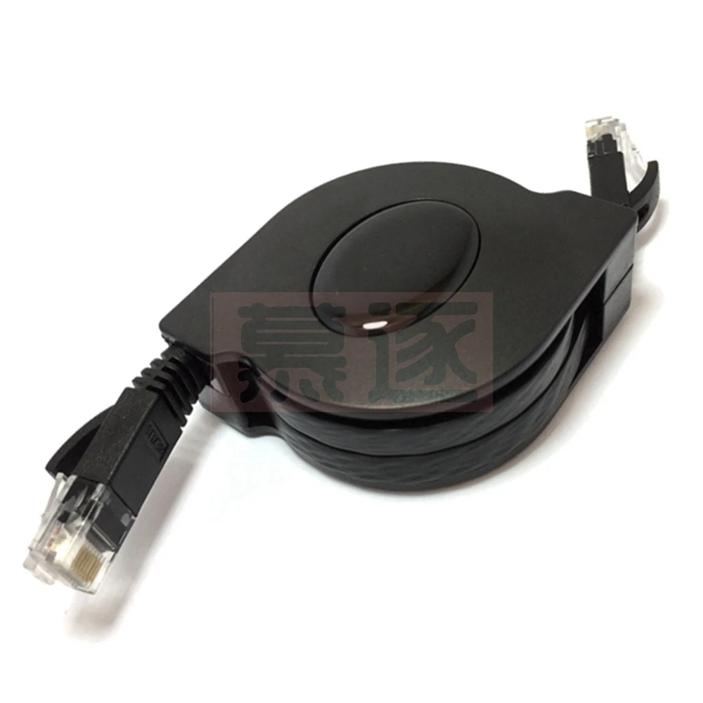 Gigabit network cable telescopic portable household high-speed flat computer broadband network connection cable category 6 netwo