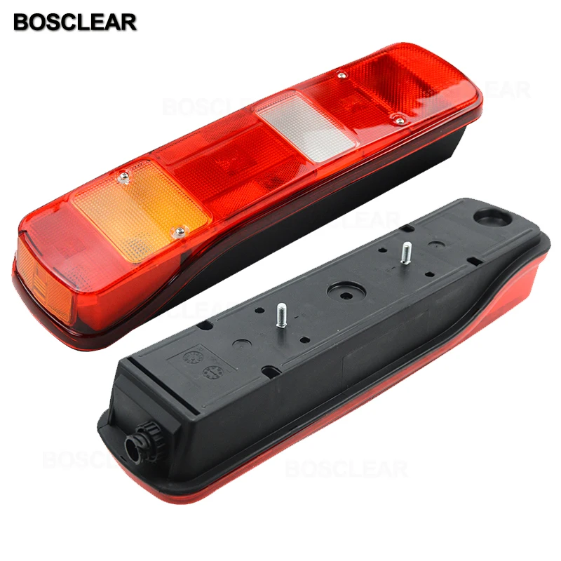 2pc 100w bulb tail lights 24v truck Rear Taillights Tail Light Warning Lamp Lens for Volvoo tractor FM9-12 FM 440 FM420 460 FH12