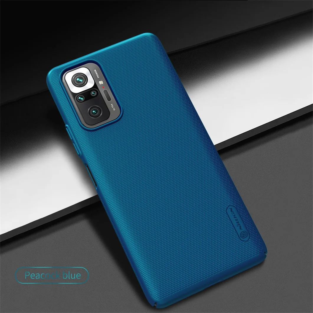 For Xiaomi Redmi Note 10 Pro Max Case Note 10S 10 4G 5G Cover Nillkin Frosted Shield Hard PC Back Cover For Redmi Note10 Pro