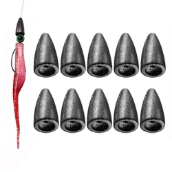 10pcs/lot Quality Bullet Lead Drop Water Sinkers Swivels Fishing Lead Weight 3.5g/5g/7g/14g/20g Fishing Lead Pendant Accessories