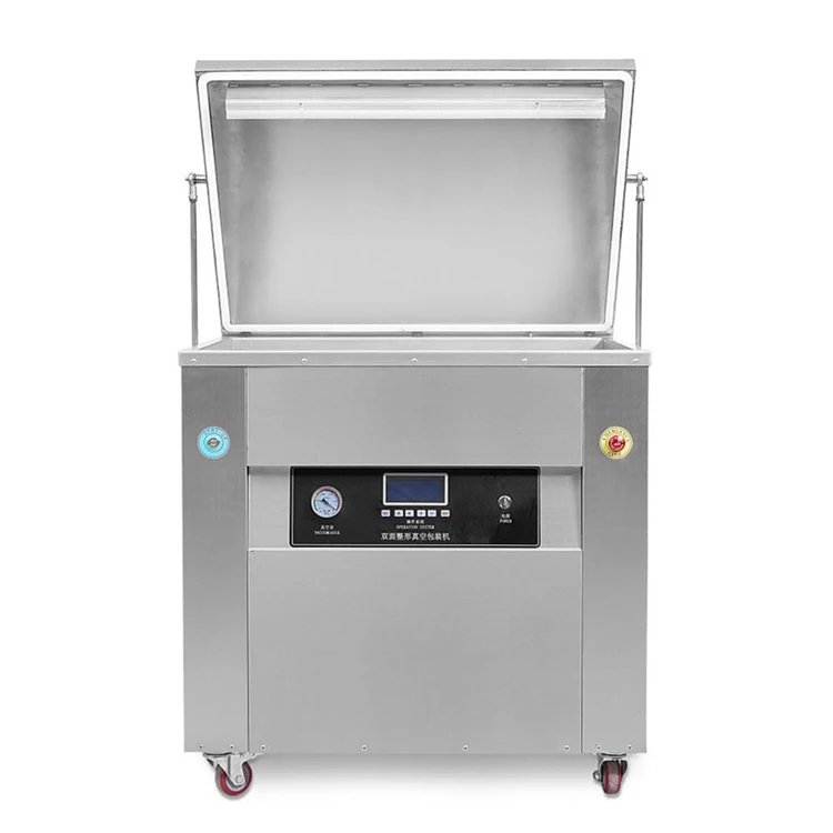 Única câmara automática arroz tijolo saco de plástico aferidor máquina selagem/máquina embalagem a vácuo
