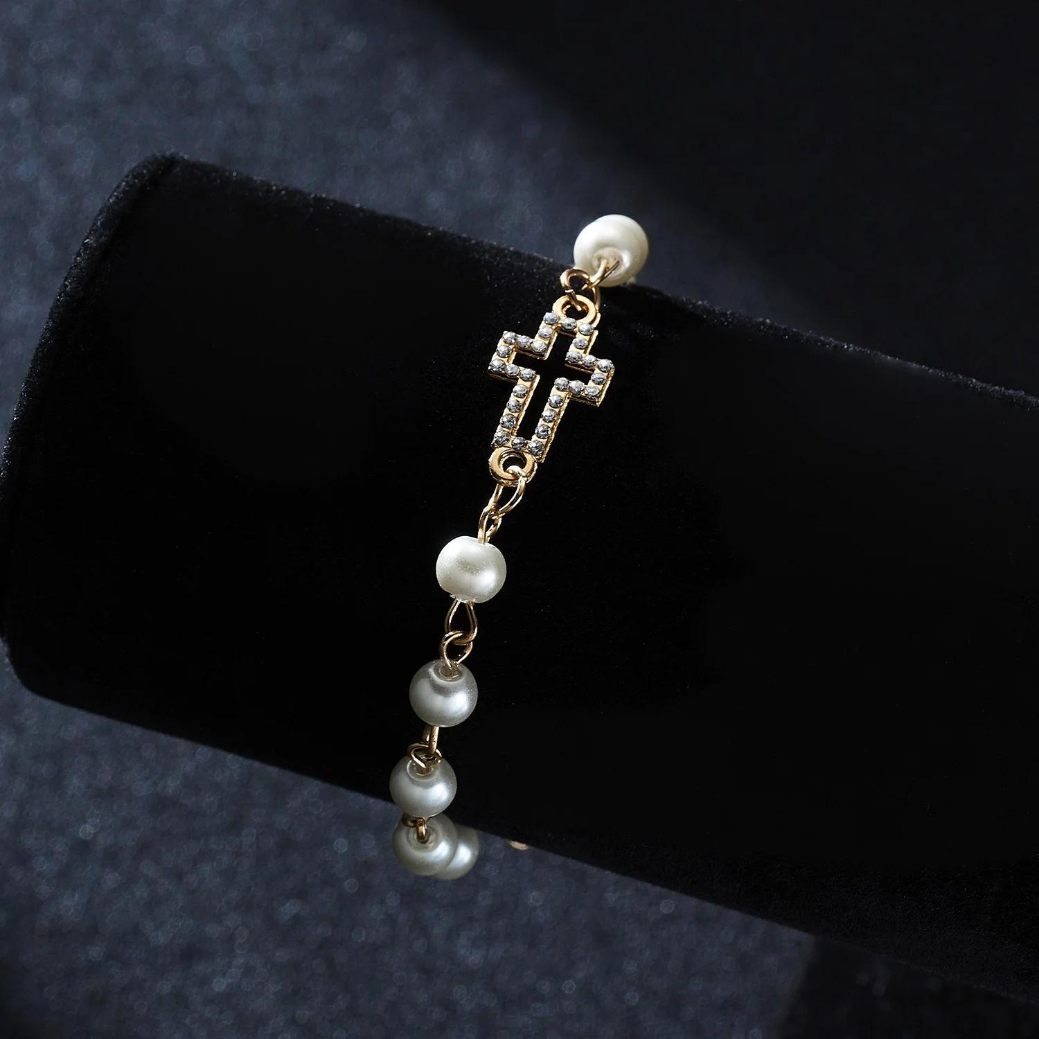 Korean Fashion Star Starfish Cross Butterfly Angel Wings Charm Imitation Pearl Bracelet For Women Jewelry Summer Beach Style