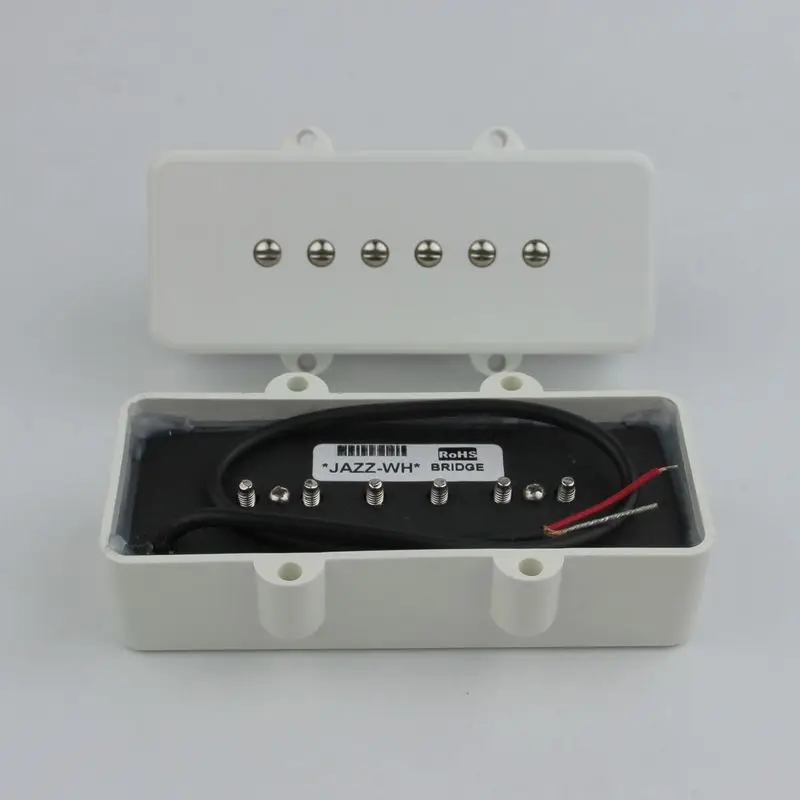 1 Set for Jazz Guitar Pickup Ceramic Pickup White