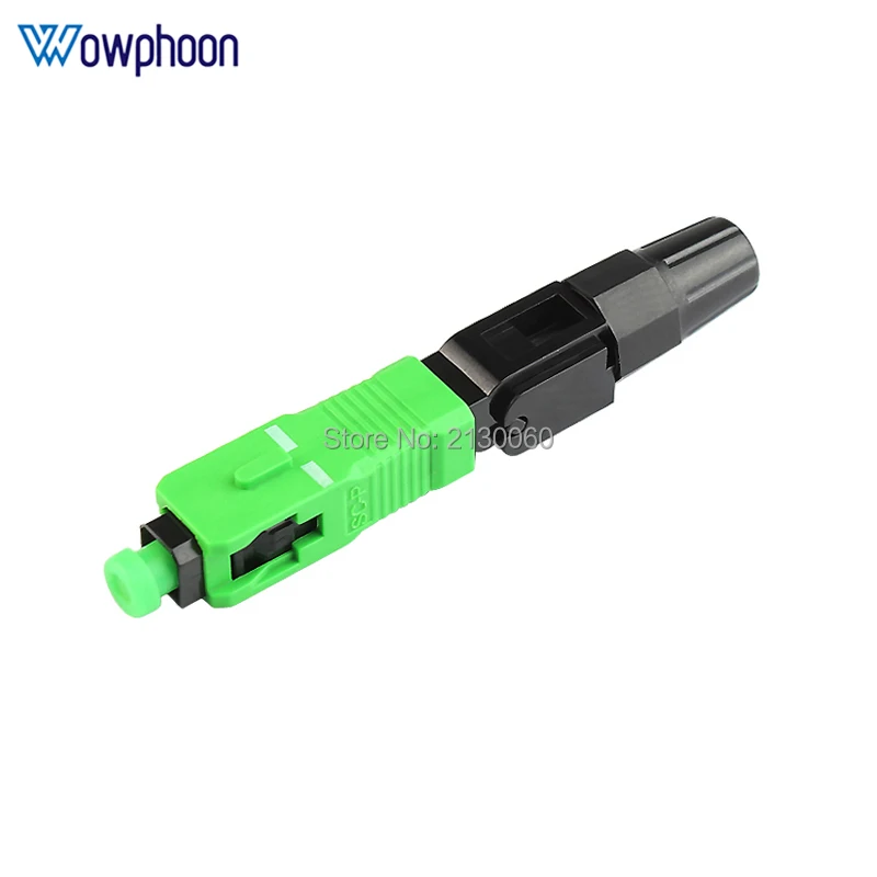 10PCS SC APC Fast Connector SC UPC Fiber Optic Adapter FTTH Fiber Quick Connector Field Assembly customized