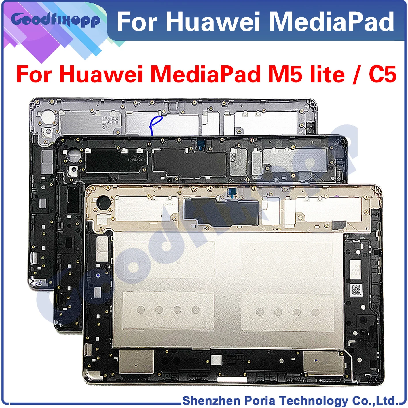 For Huawei MediaPad M5 lite C5 Back Battery Cover Door Housing Case Rear Cover For Huawei MediaPad M5lite BAH2-L09 W09 W19 Cover