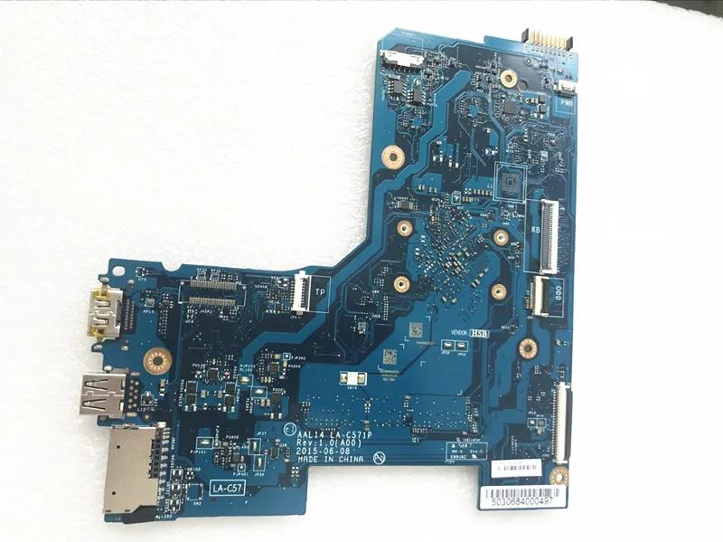 Placa base LA-C571P para Dell 15 5000 5552, CN-0F77J1 0F77J1 06KW6N con cpu N3700 integrado