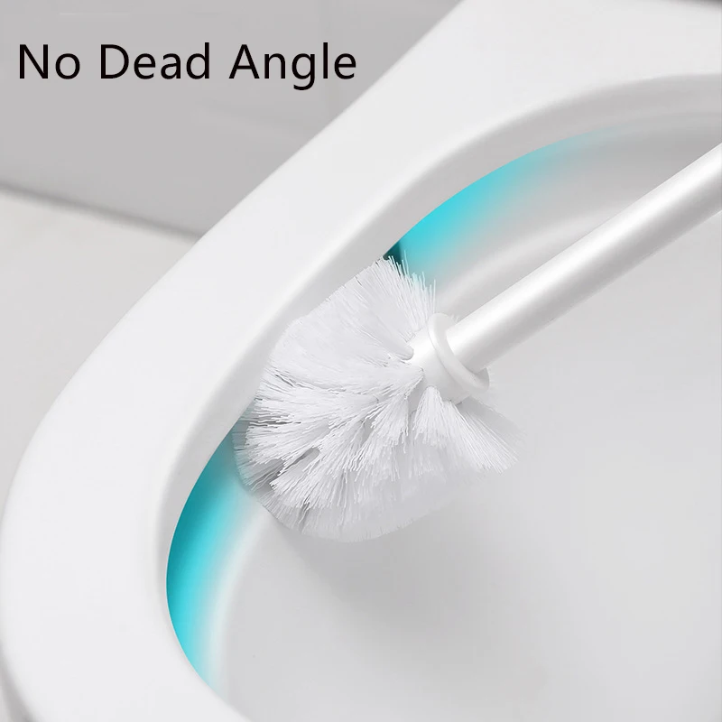 Bathroom Magnetic Cleaning Brush For Toilet Bathroom Accessories Set Long Handle Toilet Brush Holder Cleaning Tool Household Set