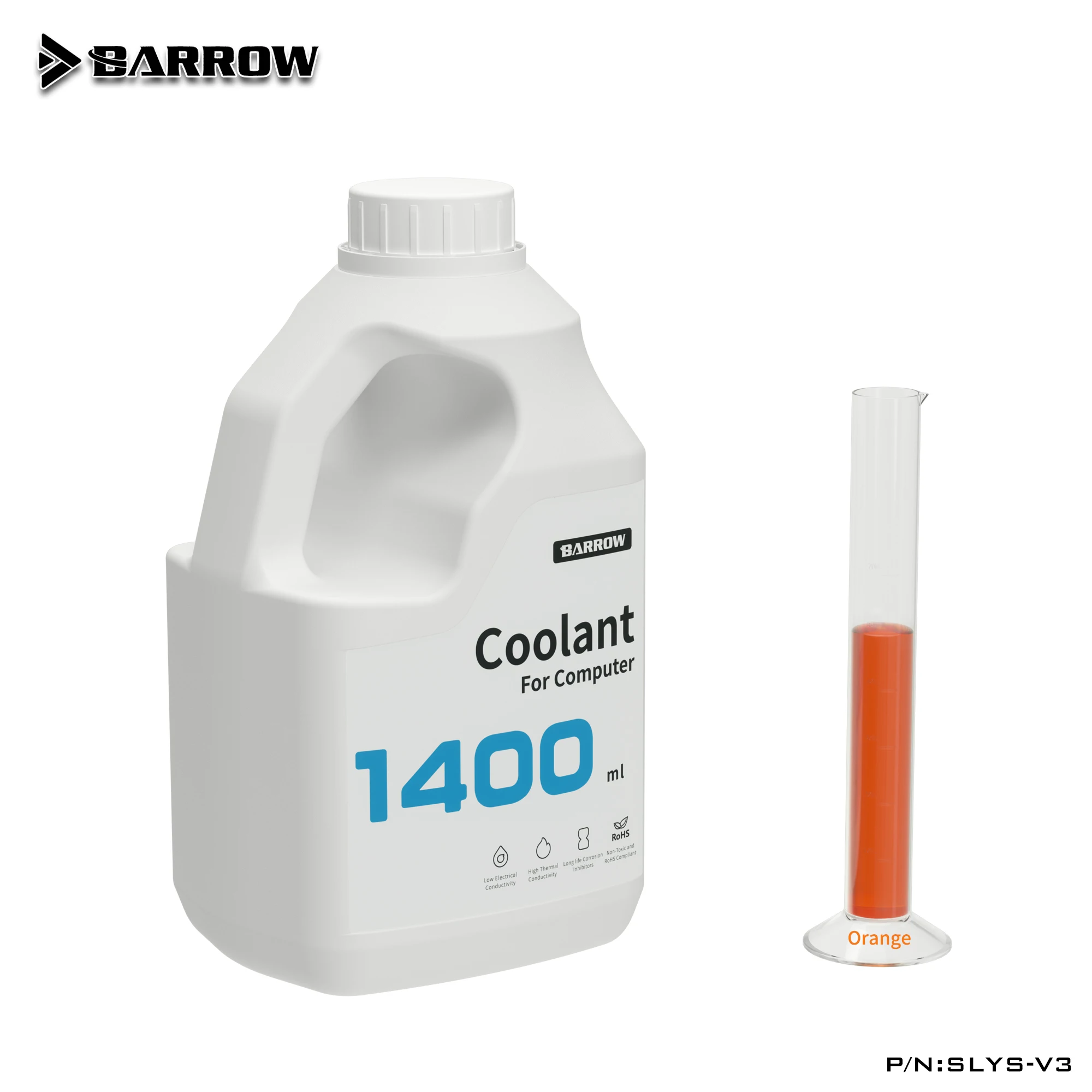 Líquido frio concentrado especial refrigerando de água do computador do líquido 1400ml do líquido de refrigeração do pc do carrinho de mão anti-corrosão desionizado fluido térmico SLYS-V3