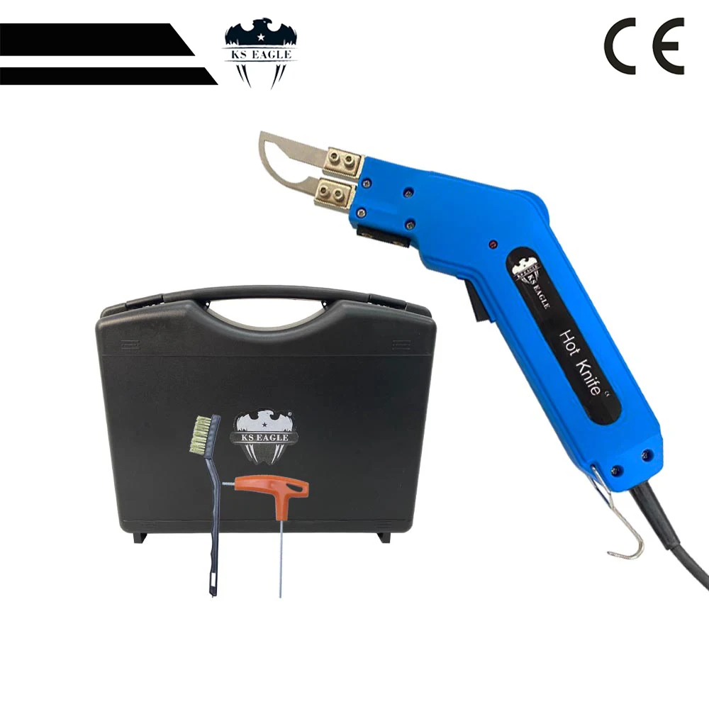 Hot Knife Set Floor Cutter Ropes Fabric Cutting Tools Foam Cutters 110 V/ 220V Heated Cutting Machine With 3 M Cords 80 W