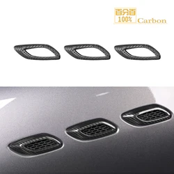 Real Carbon Fiber Side Air Vent Fender Cover Exterior Accessories for Maserati Levante 2016up