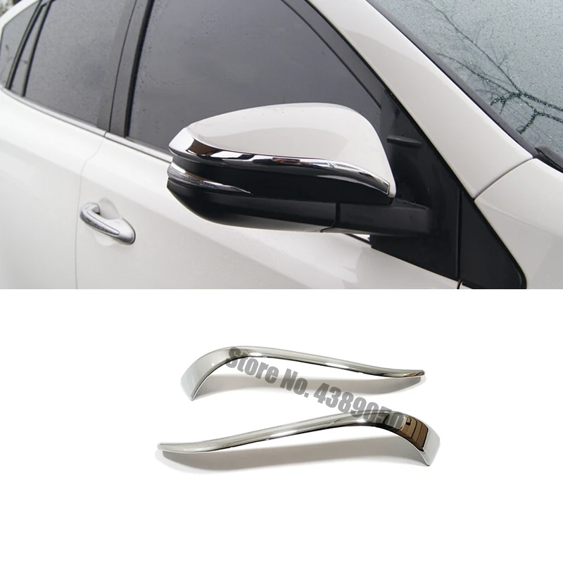 

For Toyota Corolla Cross SUV 2020 Accessories ABS Chrome Car side door Rearview mirror decoration strip cover trim Car styling