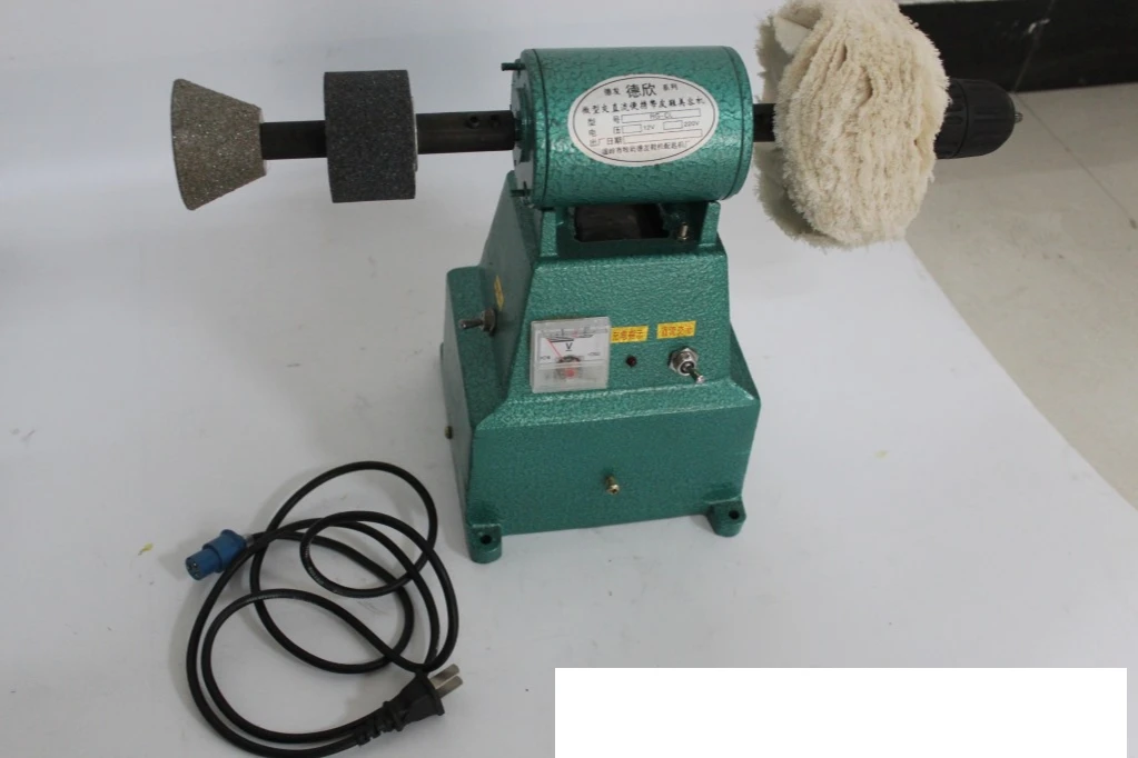 Small leather shoes polishing machine