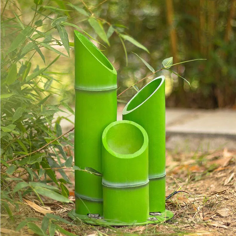 Outdoor Simulation Luminous Bamboo Waterproof Landscape Garden Courtyard Decoration Lawn Light
