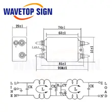 EMI Power Filter 20A for Laser Machines #6