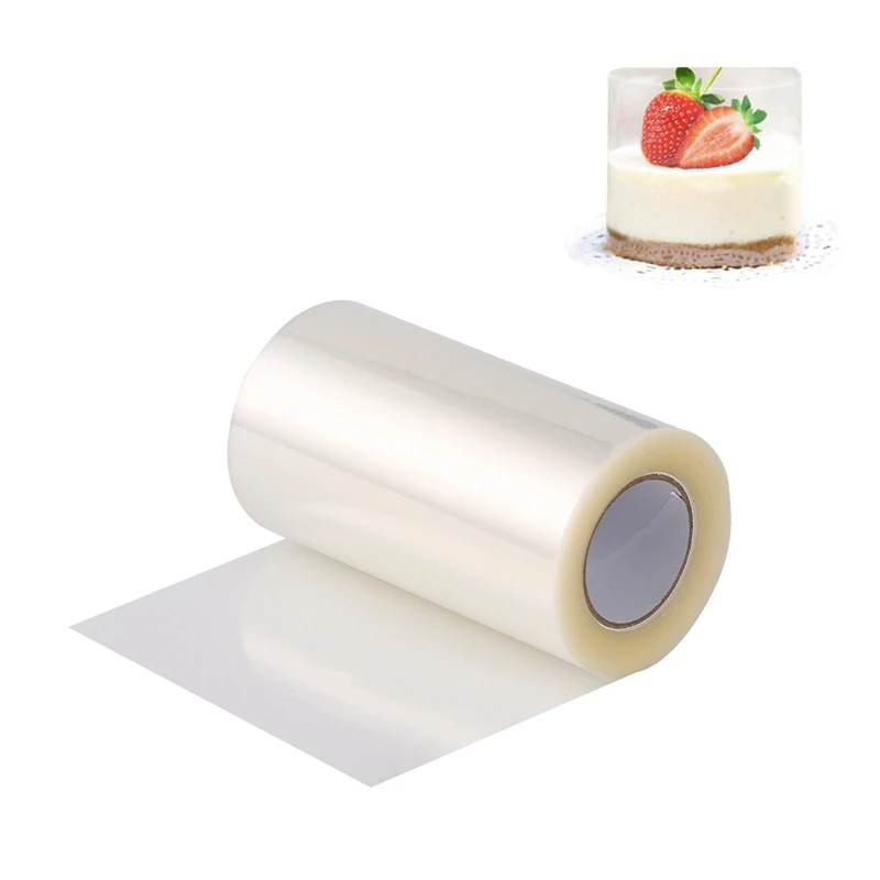 Transparent Paper Sheets 10M Cake Collar Surrounding Film Chocolate Candy Baking Wrapping Tape Cake Mold Film Decorating Tools