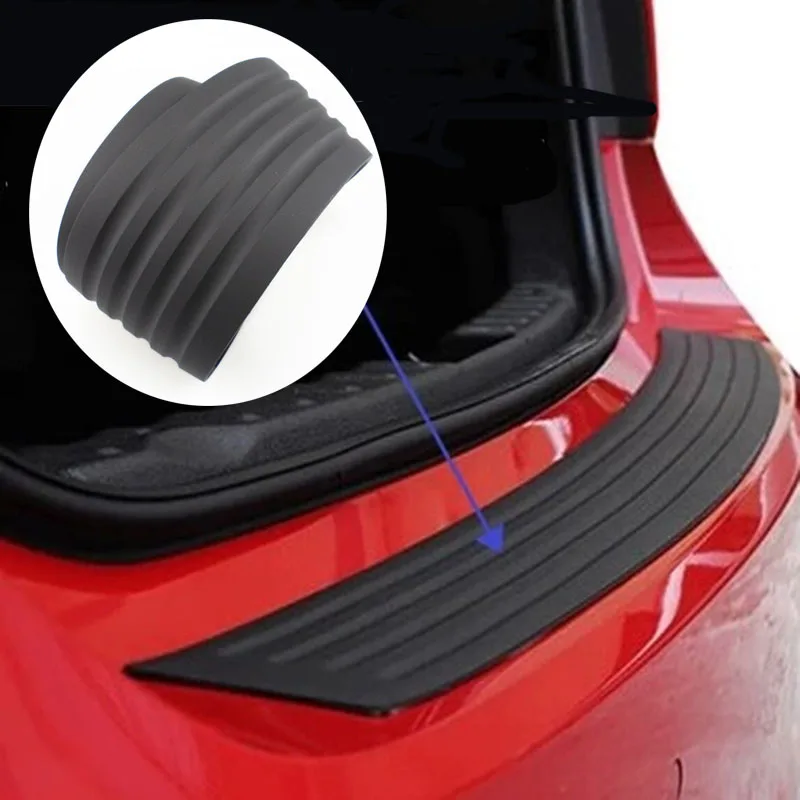 Car rear bumper rubber protection pad trim for Peugeot 206 207 208 301 307 308 407 2008 3008 4008