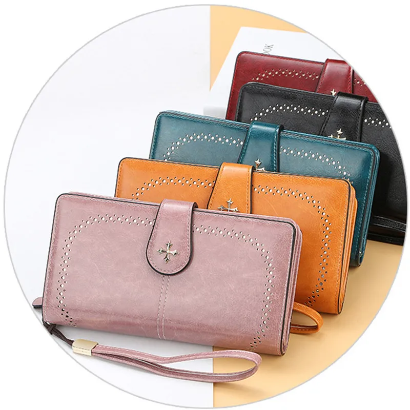 2024 New Wallet Fashion Leather Long Top Quality Classic Card Holder Female Wallet Zipper Brand Wallet For Women Wallet