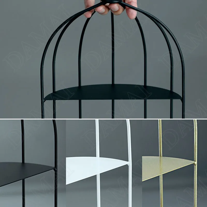 

Creative Bird Cage Decorative Cake Stand Nordic Modern Iron Frame Dessert Display Trays Party Household Afternoon Tea Food Shelf