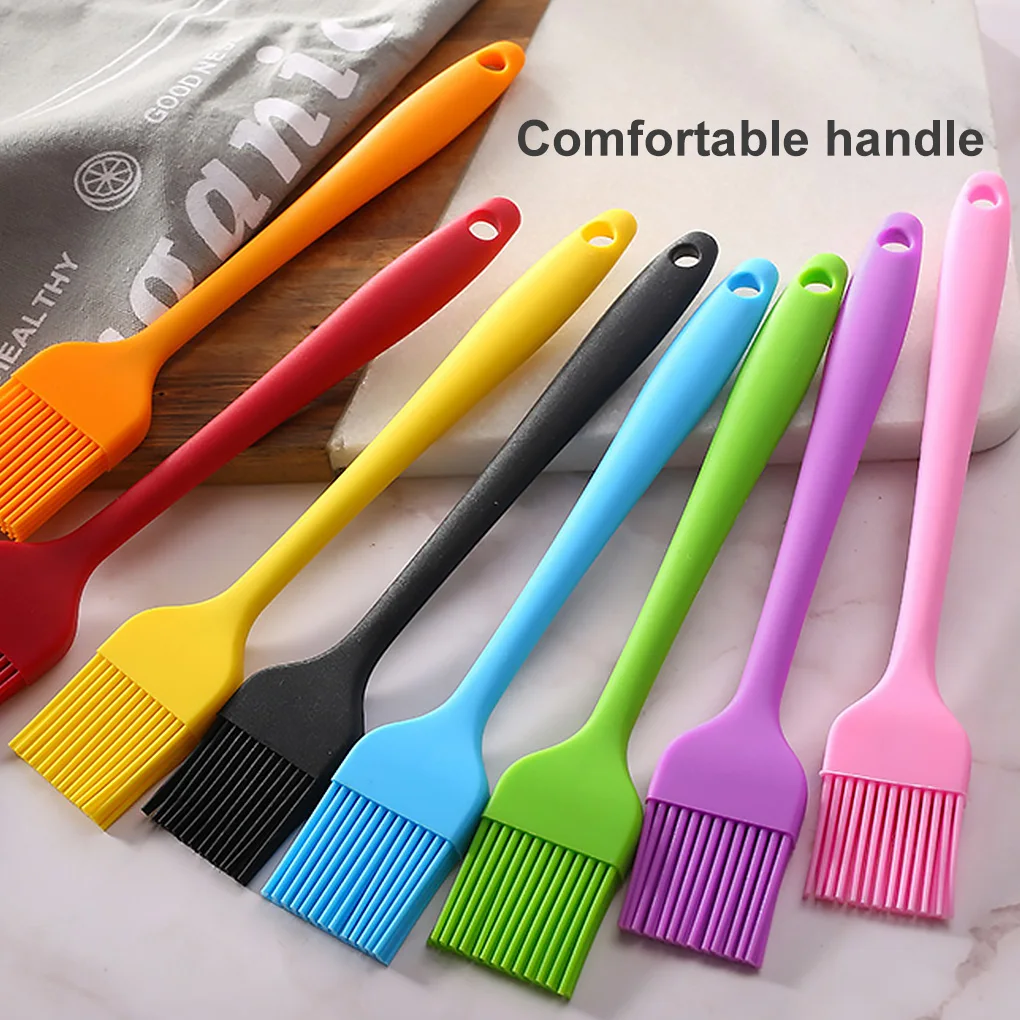 Silicone Basting Pastry Brush Oil Brushes For Cake Bread Butter Baking Tools Kitchen Barbecue Brush Cooking Bastet Brush Utensil