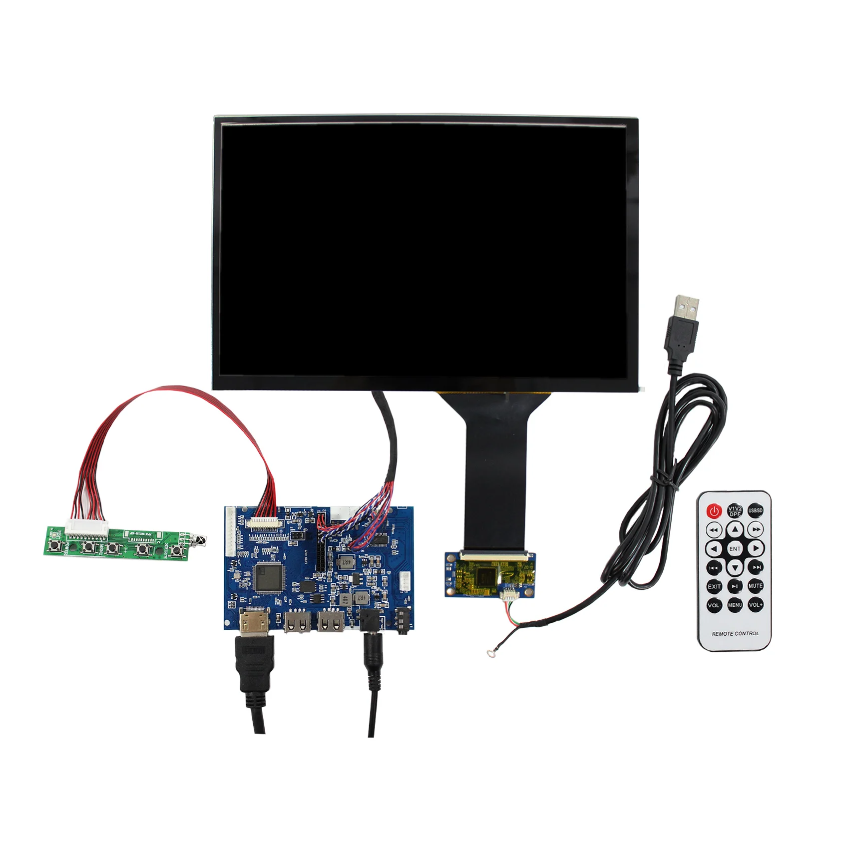 10.1inch B101EW05 1280X800 IPS LCD Screen with HD MI USB Android LCD Controller Board