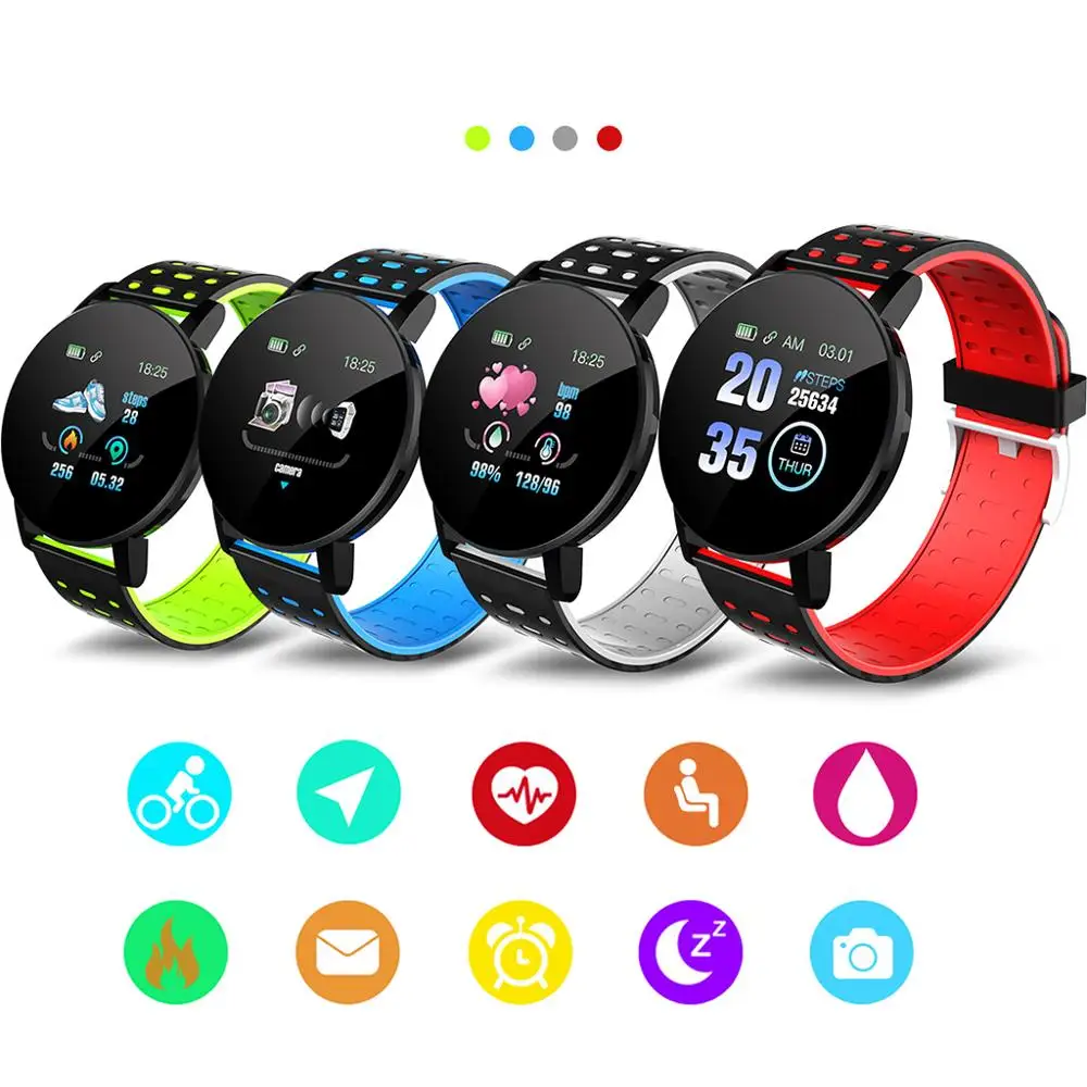 Multifunctional Waterproof Bluetooth Smart Watch Step counting Heart Rate Remote Camera Portable Fitness Intelligent Bracelet