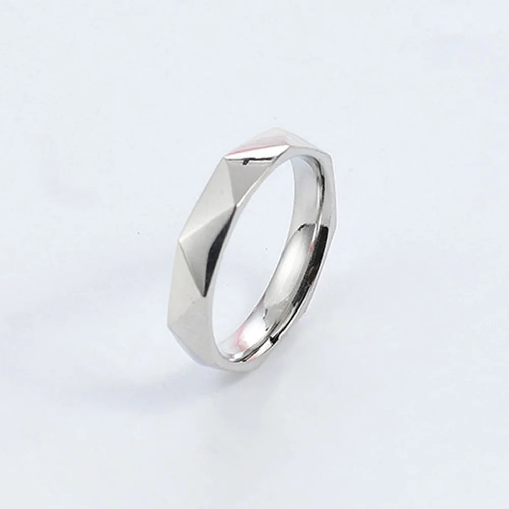 Ins Fashion Women Finger Rings Female Gold Color Stainless Steel Geometric Ring High Quality Statement Jewelry Anillos Mujer image 5