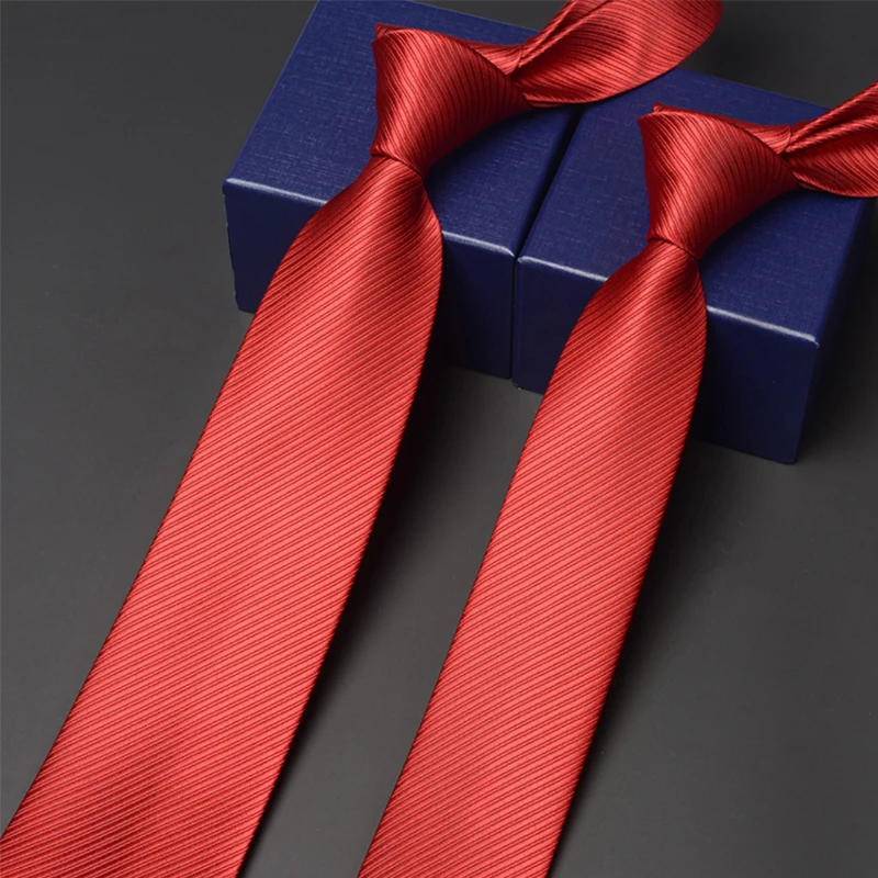 

High Quality Men's 6cm & 8cm Wide Tie Fashion Casual Solid Color Neck Tie for Men Business Work Necktie Groom Wedding Party Ties