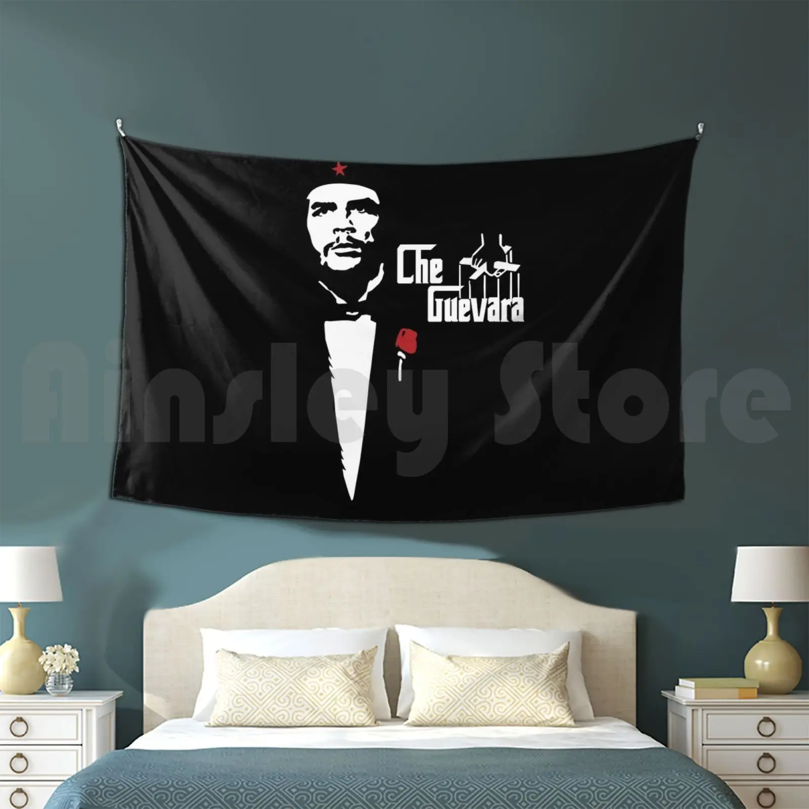 The Che Customized Tapestry Che Guevara Ernesto Cuba Cuban Revolution Rebel Godfather Fighter