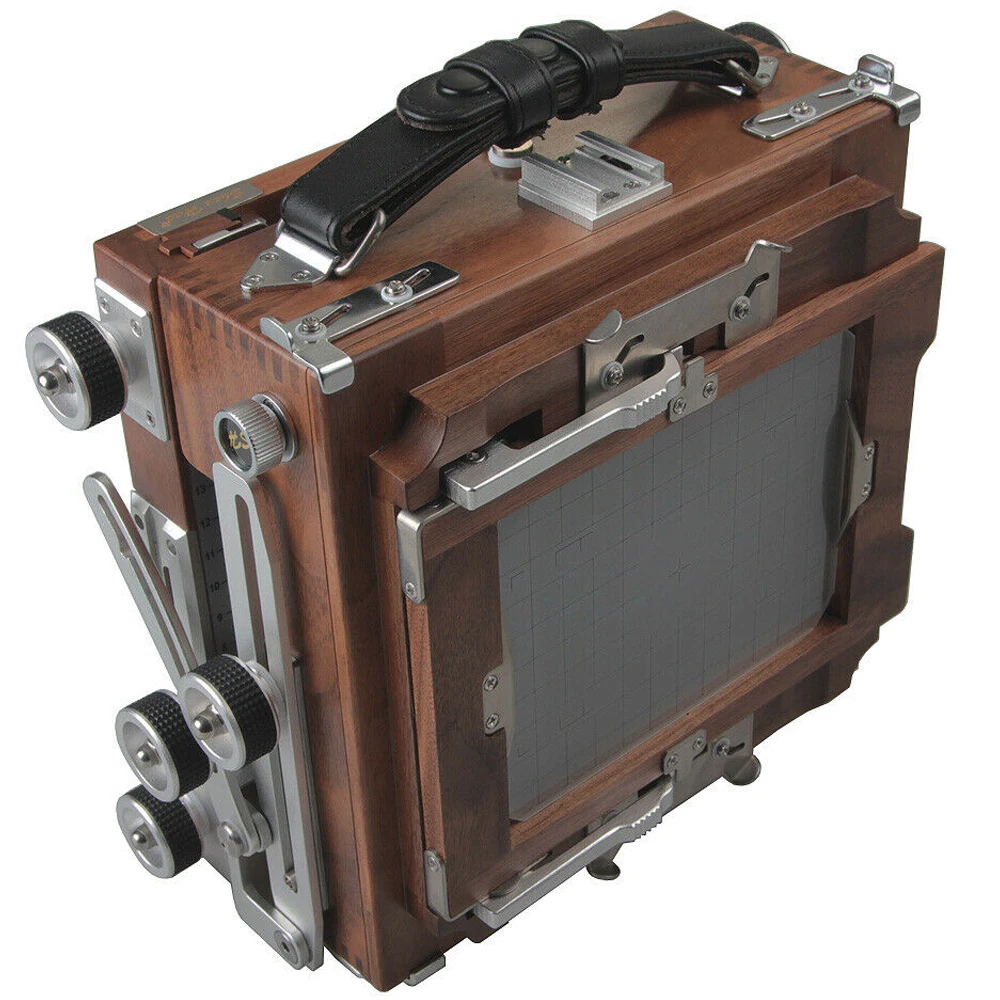 ShenHao TZ45-IIC 4x5 Folding Film Camera Black Walnut Wooden Large Format Camera