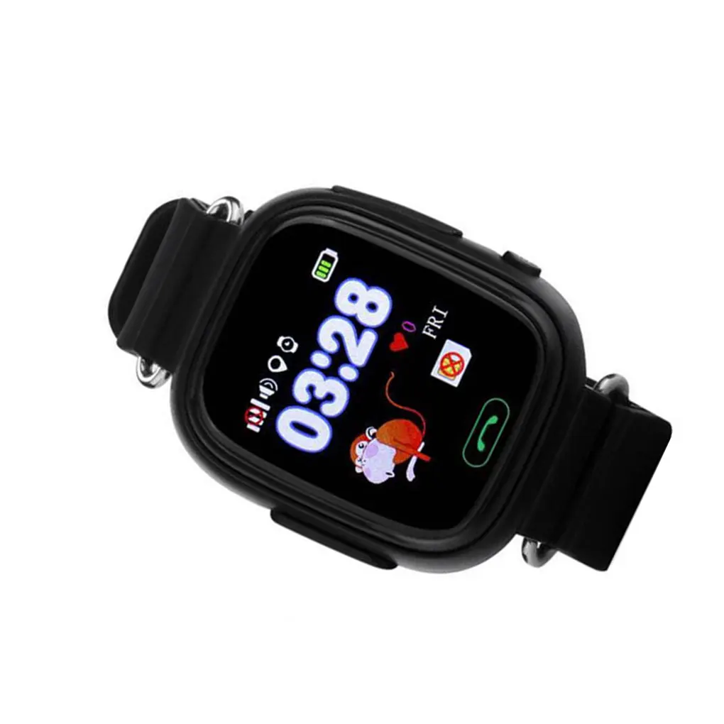 Q90 GPS Kid Smart Watch Baby Anti-lost Wristwatch SOS Call Location Device Tracker Smartwatch