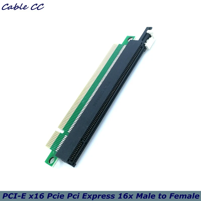 Riser PCI-E x16 Pcie Pci Express 16x męski na żeński konwerter adaptera karty przedłużającej Riser do obudowy IPC 1U 2U 3U