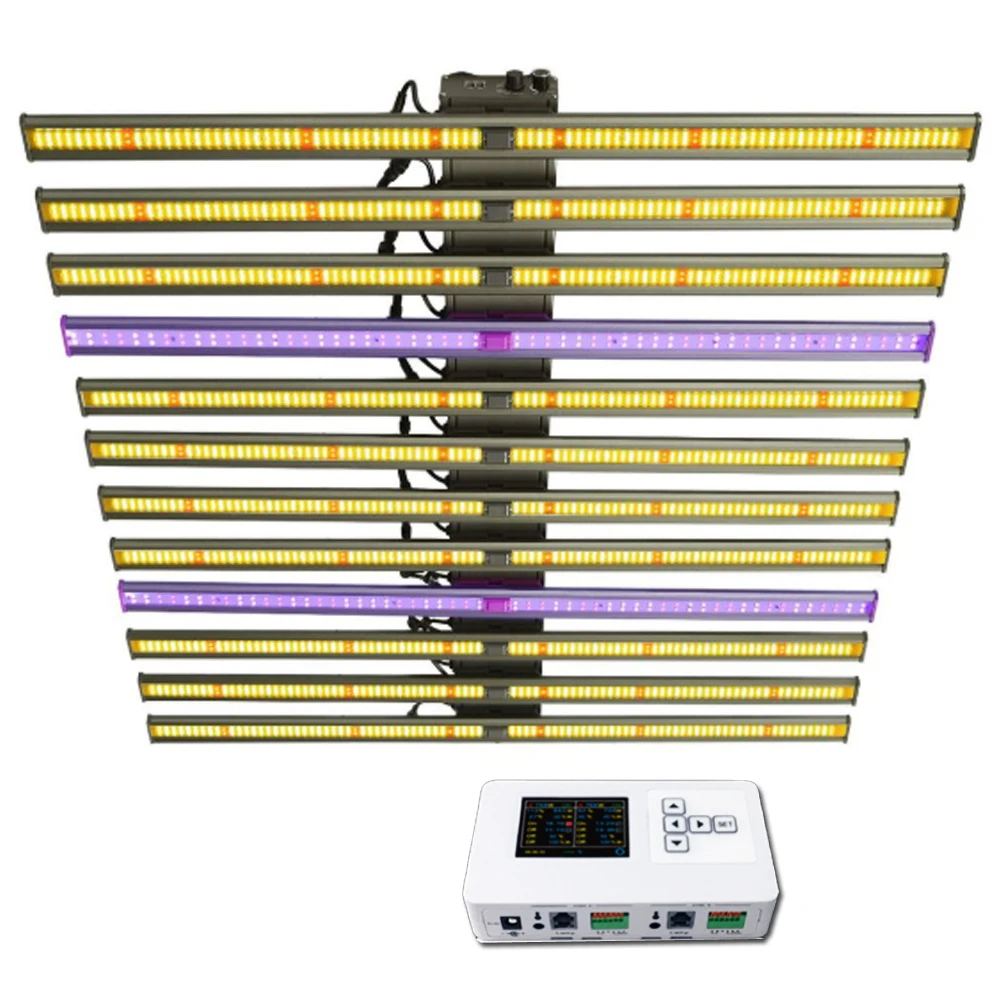 espectro completo uv ir led crescer barras de luz samsung lm301b 10bar 12bar 1000w escurecimento 1200w plantas de interior phyto lamp 01