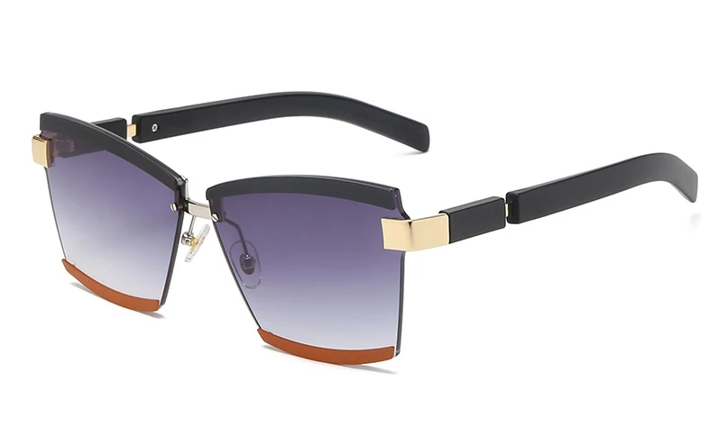 47391 randlose Platz Luxus Sonnenbrille Marke Designer Männer Frauen Fashion Shades Uv400 Vintage Gläser – Detail 9