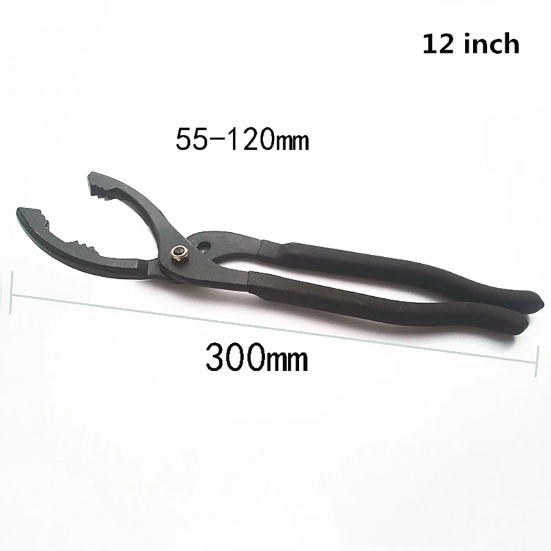 1pc 10/12 Inch Oil Filter Wrench Plier Disassembly Dedicated Clamp Filter Grease Wrench Special Tools For Car Repairing