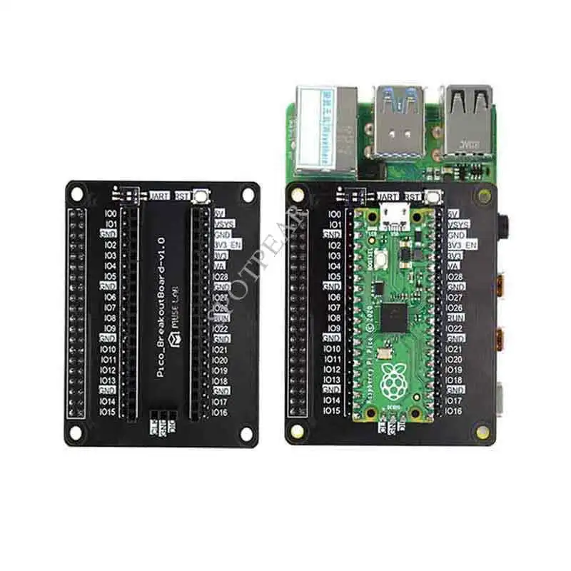 Placa de expansión Raspberry Pi Pico BreakoutBoard, puerto serie/SWD, compatible con 3B / 3B + /4B