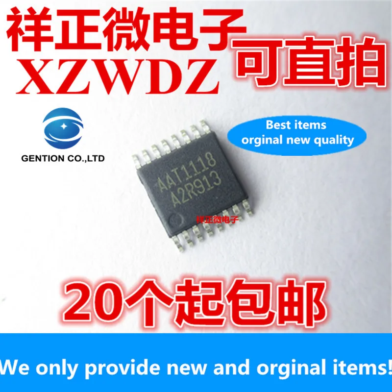 

1pcs 100% orginal new real stock AAT1118-T1-T AAT1118 SMD TSSOP-16 power management chip