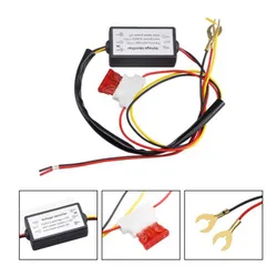 1Pcs DRL Controller Auto Car LED Daytime Running Light Relay Harness Dimmer On/Off 12-18V Fog Light Controller