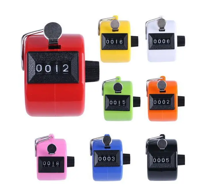 

Counter 4 Digit Number Counters Plastic Shell Hand held Finger Display Manual Counting Tally Clicker Timer Points Clickers SN