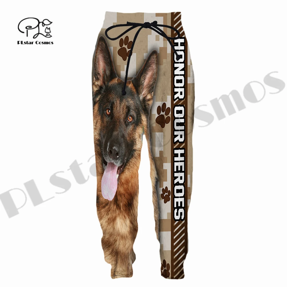 PLstar Cosmos-Pantalones deportivos para hombre y mujer, ropa de calle con estampado 3D de animales, perro, Tigre, León, Harajuku, informal, único, 2