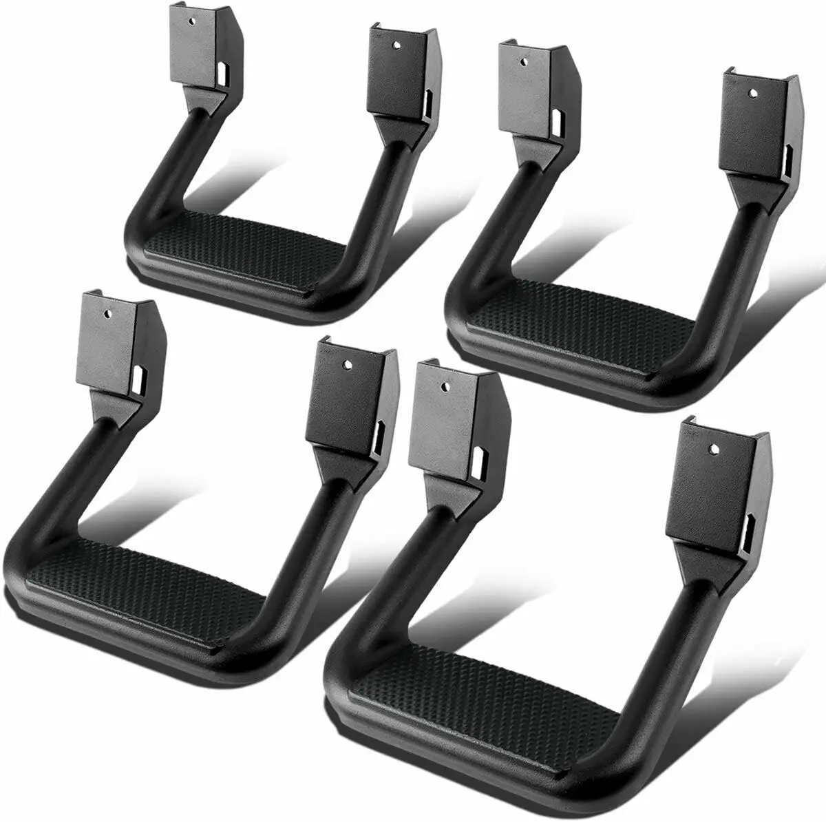 4PCS/SET Small Side Bar For  2000-2008 TRAILBLAZER Aluminum Black Steps Pedals Boards