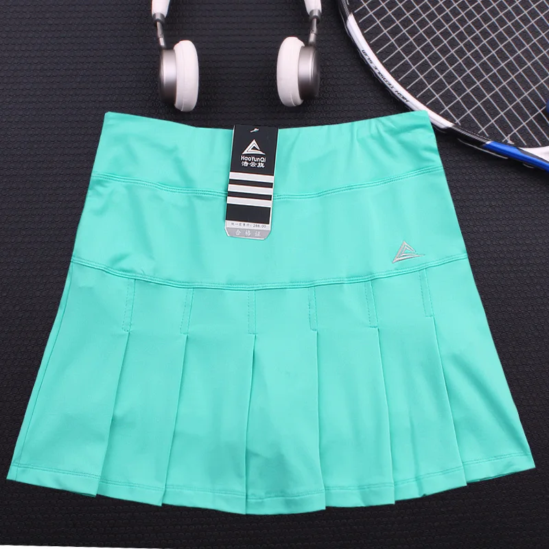 High quality sports skirt pants women's tennis skirt badminton quick-drying fitness short skirt running fake two-piece shorts