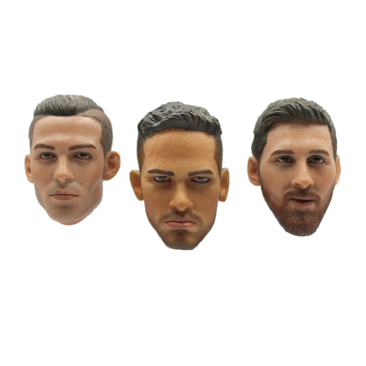 1/6 scale Figurine Player Dolls Head RONALDO&NEYMAR With Accessories