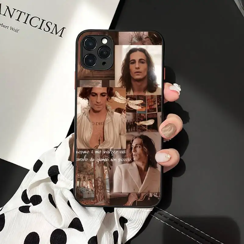FHNBLJ Maneskin Damiano Phone Case for iPhone 11 12 13 mini pro XS MAX 8 7 6 6S Plus X 5S SE 2020 XR case