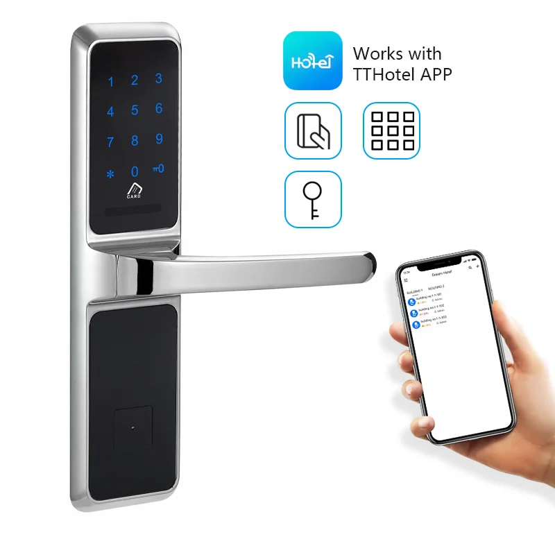 Wireless Electronic Combination Street Lock Bluetooth Remotely Control Serrure de porte for Hotel Apartments Office